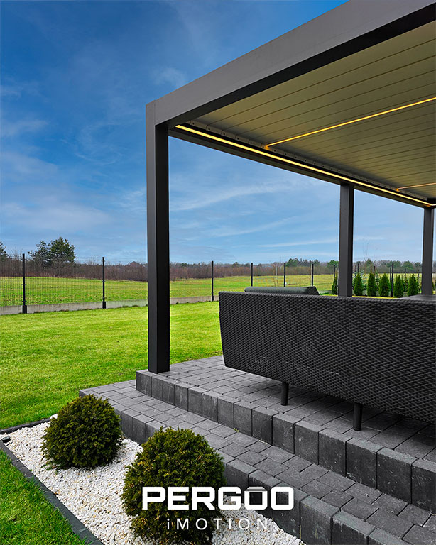 Pergola z lamelami